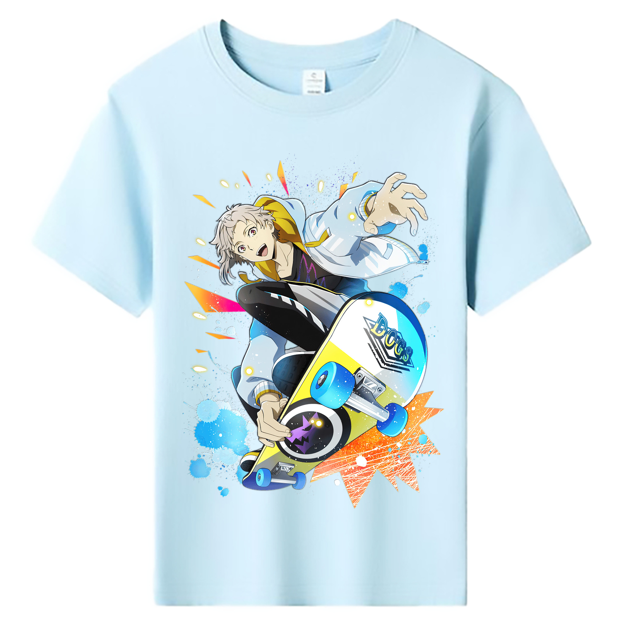 文豪ストレイドッグス Bungo Stray Dogs 綿100％キッズTシャツ（フロントプリント）